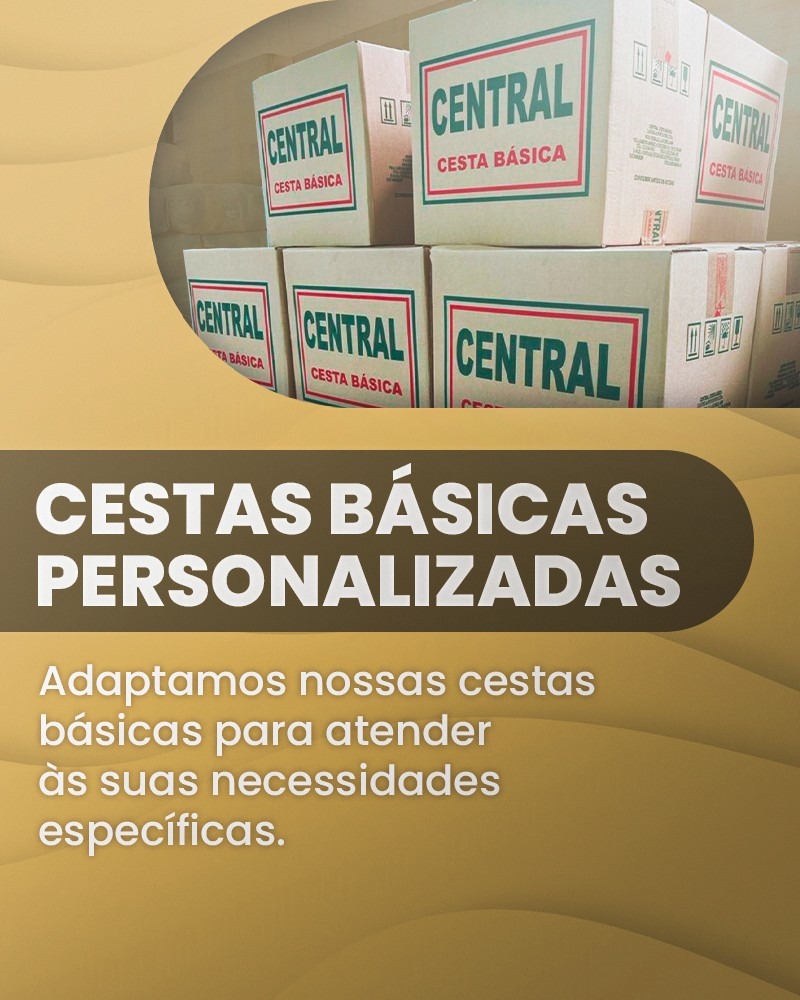 Cestas adaptadas de acordo com sua necessedidade