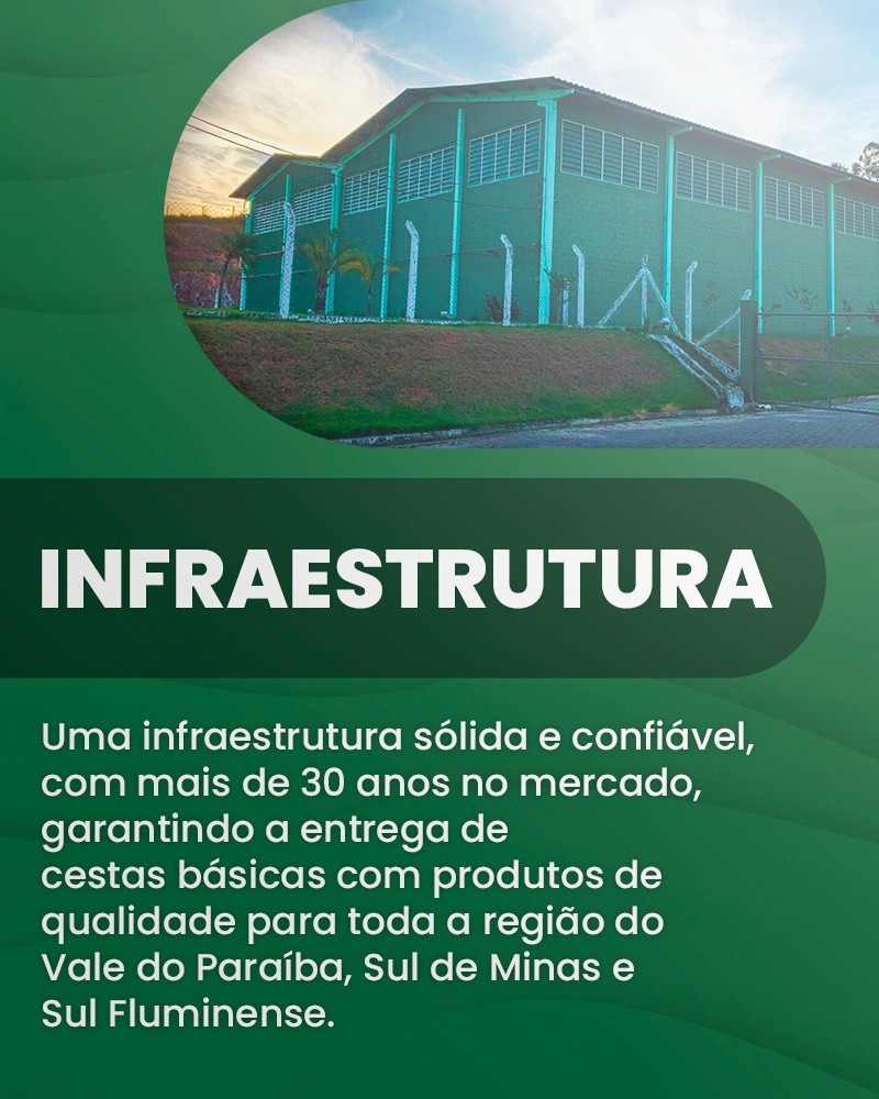 Temos uma infraestrutura com mais de 30 anos no mercado